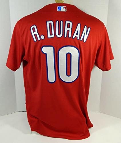 Philadelphia Phillies Rodolfo Duran # 10 Igra Rabljena Crveni dres Ext St L 994 - Igra Polovni MLB dresovi