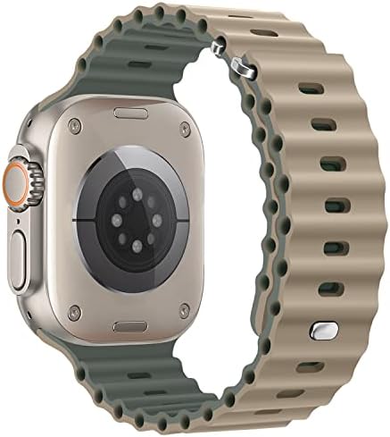 Anlinser bendovi kompatibilni sa Apple Watch Band 49mm 45mm 44mm 42mm 41mm 40mm 38mm, podesiva sportska petlja dizajnirana za Apple