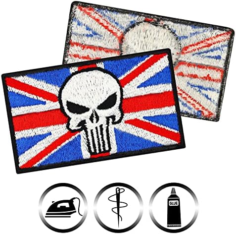 Loball Patch Britain Flag Tkanina za zastava Applique za šivanje ili željezo za sve tkanine | BIERBLE GBLEG BIER BIER PATK ZA SVI
