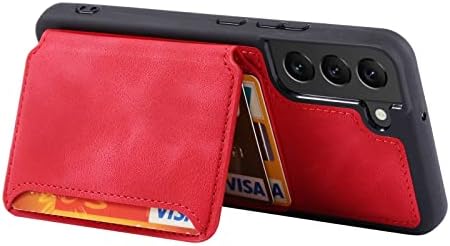 Zaštitni poklopac kompatibilan sa Samsung Galaxy S22 Plus case Wallet, Vintage PU Koža Magnetic Flip TPU Branik Drop zaštitne navlake