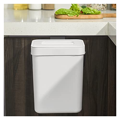 Bkdfd kanta za smeće sa poklopcem vrata kuhinjskog ormarića viseća kanta za smeće zidna kanta za smeće toaletna kutija za smeće