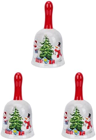 3 kom Keramički ručni zvoni za obavljanje zvona zvona za božićne ruke za zabavu