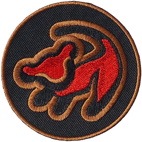 Simba vezeno željezo na patch lion gvožđe na patch logotipu Simbol ruksaka Jean jakna torba
