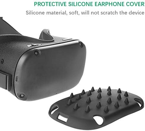 Ermorgen VR dodaci za Quest 1 osnovni set, zaštitne silikonske poklopce slušalice, poklopac sočiva za prašinu, poklopac silikonskog