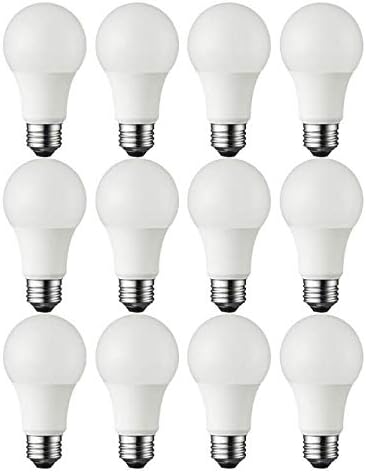 LED sijalica velike vrijednosti, 6 W A19 lampa opće namjene E26 Srednja baza, bez zatamnjivanja, meka Bijela, 12 pakovanja