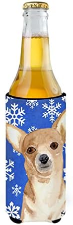 Caroline's bysures RDR3011MUK Chihuahua zimski pahulji Ultra Hugger za tanke limenke, može hladnije rukav zagrliti rukav za piće rukav za piće, zagrljaj za hugger srušio izolatore,