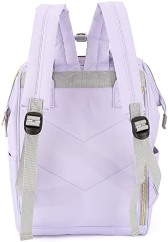 Himawari backpack za žene za žene i muškarce, širom otvorene velike USB punjenja za punjenje 15,6 inča za radna torba za laptop
