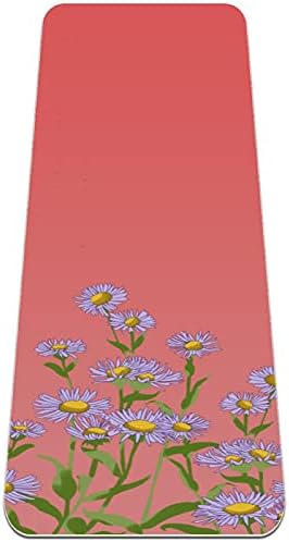 Sve namjene Yoga Mat Vježba & amp; Vježba Mat za jogu, pink spring flower daisy