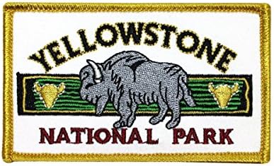 Nacionalni park Yellowstone Nacionalni park za patch putni znački bison vezeno željezo na Applique