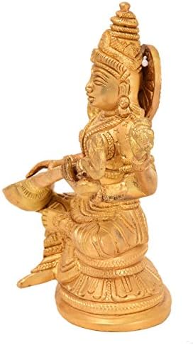 Bharat Haat mesing sjedi sarasvati fino završna obrada i indijska vjerska kolekcionarska umjetnost bh05199