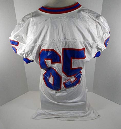 Billoro Bills # 65 Igra Polovni bijeli dres Bill0472 - Neincign NFL igra rabljeni dresovi