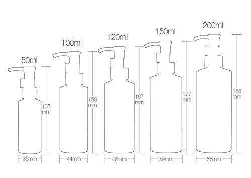 Prazne punite prozirne putne bočice pumpa za flašu losion krema za čišćenje ulja dozator bočice za toaletne potrepštine bočice čine