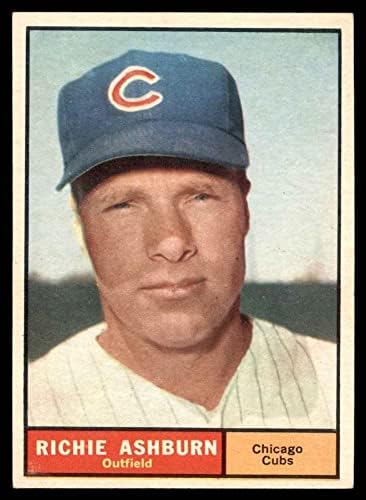 1961 TOPPS 88 Richie Ashburn Chicago Cubs Ex / MT + MUBI