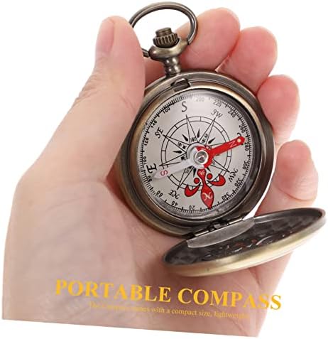 Inoomp Pocket Compass Pokloni preživljavanja Kids Compass Carpenter Pokloni Kompas za vožnju Kompas Kompas za lov Kompas Vintage Compass