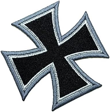 M0025T22 Njemačka Gvozdeni križ WWI vezeni zakrpa za uniformu, kimono, prsluk bicikl, glačalo ili šivanje