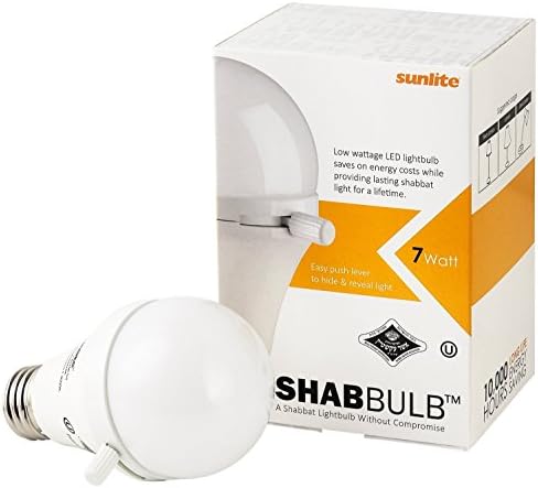 Sunlite ShabBulb, Šabat dozvoljena LED sijalica, 7 Watt topla bijela