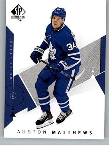 2018-19 SP Autentični hokej # 31 Auston Matthews Toronto Maple list Službena NHL trgovačka kartica sa gornje palube