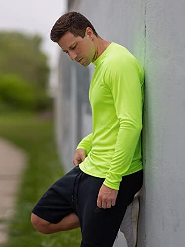 PRETCHIC Muška UPF 50+ UV zaštita od sunca performanse dugih rukava Vanjska majica