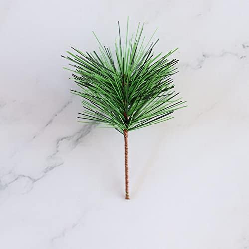NC Božićna dekoracija Umjetna biljka Pine iglica Božićna stabla Dekoracija simulacije biljke borove igle za kućni ukras borove igle 100 komada 9cmsingleloeseoneedle