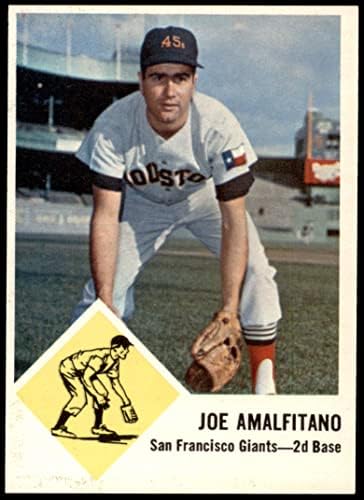 1963 Fleer 36 Joe Amalfitano San Francisco Giants Ex / Mt Giants