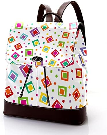 VBFOFBV ruksak za laptop, elegantan putni ruksak casual paketi za muškarce za muškarce, moderni crtani geometrijski uzorak