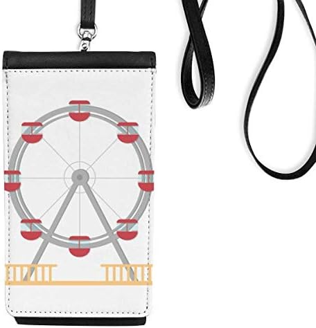 Zabavni park Šareni Ferris uzorak kotača Telefon novčanik torbica Viseće torbice Crni džep