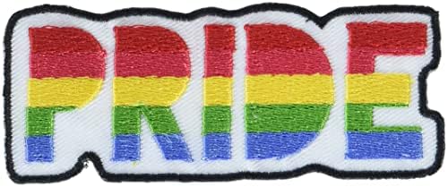 Jednostavnost Rainbow Pride Gvožđe na Applique Patch za odjeću, ruksake i dodaci, 3,75 Š x 1,5 L
