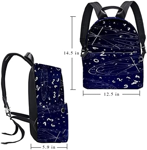 VBFOFBV ruksak za laptop, elegantan putni ruksak casual paketa na ramenu za muškarce za muškarce, univerzumske konstelacija digitalni kompas