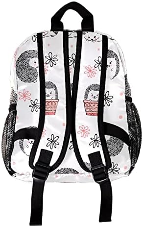 VBFOFBV ruksak za laptop, elegantan putni ruksak casual danske torbe za ramena za muškarce, ružičasti cvijet crtani životinjski jež