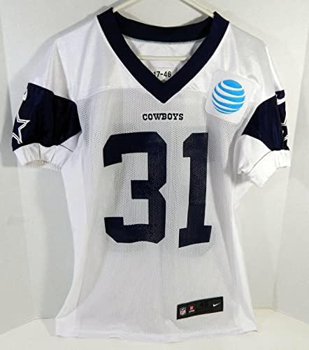2017 Dallas Cowboys Byron Jones 31 Igra Izdana dres bijele prakse 46 22 - Neidređena NFL igra rabljeni dresovi