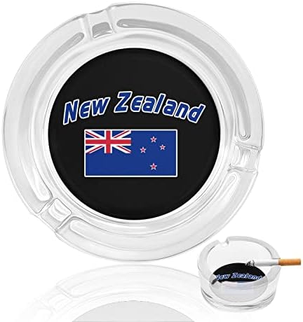 Novozelandska stakla za zastavu Pepeljara okrugla cigarete Držač za nosače pepela za kućni uredski ukras