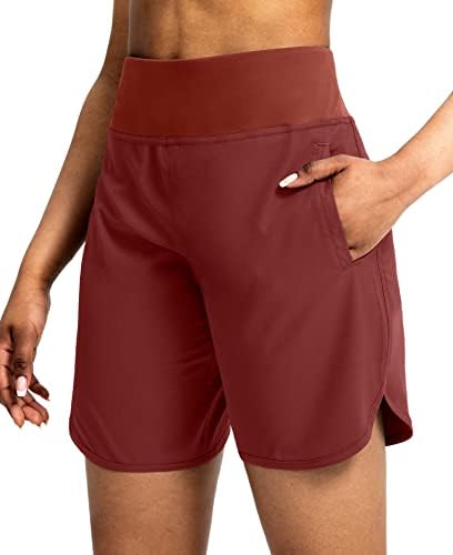 SOTHFEEL Ženske kratke hlače sa džepovima sa patentnim zatvaračem 7 inča Dugih struka Atletske vježbe Ljetne kratke hlače za žene