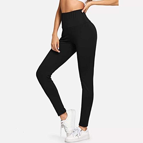 SSDXY ženske joge hlače, visoki struk temmy kontrola ne vidi kroz elastične vježbe hlače
