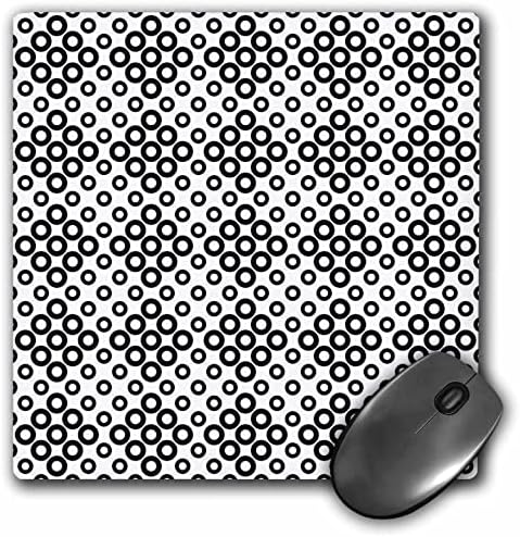 3Droza Bespremljiva pozadina uzorka prstena - apstraktni vektorski dizajn - jastučići za miš