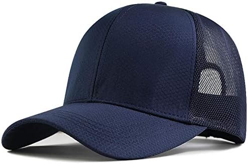 YizHichu1990 XXL 62-65cm Prevelika mrežičarska kapa za bejzbol za bejzbol, prozračan šešir za sušenje