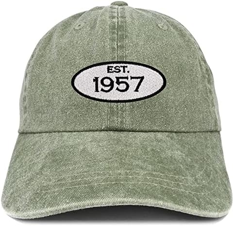 Trendy Widel Shop osnovana 1957. Vezeni 66. rođendanski poklon pigment obojen pamučni kapa