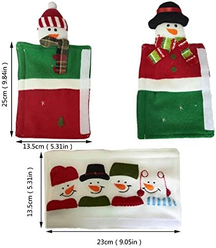 Pećnica za vrata hladnjača rukavica zaštitna božićna rukavica rukavica mikrovalna kućni dekor vole ptice ukrasi