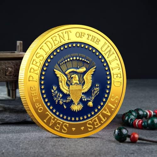 Novi Trump, 45. predsjednik Sakupljanja zanata Sjedinjenih Država Chain COIN Gold Coin