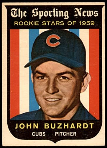 1959 FAPPS # 118 John Buzhardt Chicago Cubs Ex Mumci