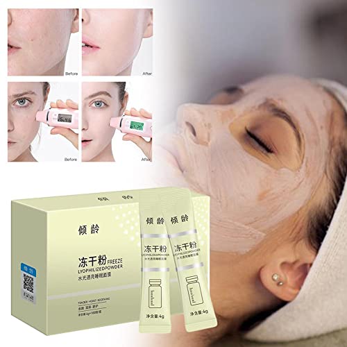 YiYLunneo 1box 100kom liofilizirani prah maska za spavanje protiv starenja liofilizirani prah protiv bora Učvršćujuća maska za posvjetljivanje