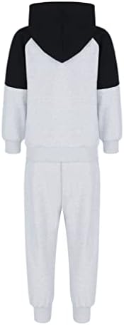 TIAOBG Kids Boys Girls dugih rukava Set odjeće Set trenerke Zip up džemper sa kapuljačom sa hlačama Toddlers set duks