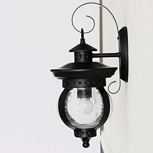 HNXNR modna vanjska retro zidna svjetiljka, industrijski potkrovlje rustikalni zidni sconce trijem / aisle lampica zidne svjetla vintage