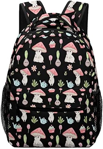 Aparajita Retro gljiva školski ruksak pokloni Modni putni baksak za laptop za muškarce Ženske tinejdžere Djeca