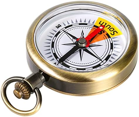 Classic Vintage džepni kompas precizan vodootporan kompas za planinarenje, kampiranje, motoring, čamac, ruksak, poklon i kolekciju