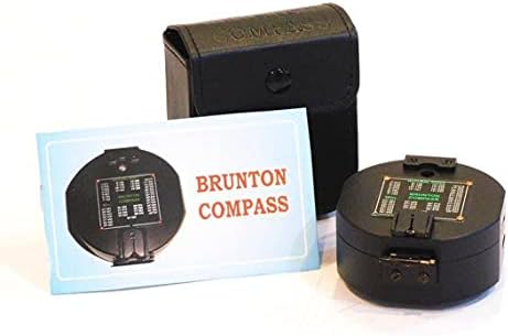 Mesing napravljen rad Brunton Compass crni finiš sa kutijom savršenim za Servey Koristi, dođite sa mannual