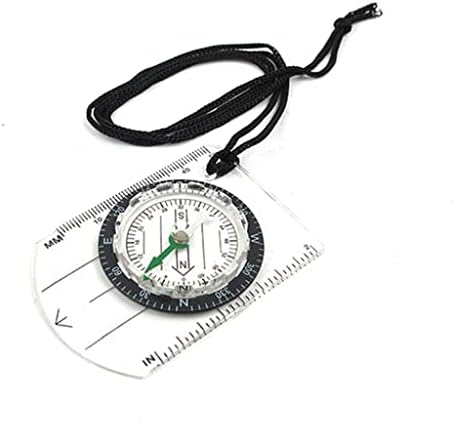 Iuljh Vanjski kamp planinarenje Clear plastični kompas kompas proporcionalni otisak putnika alata za putovanja