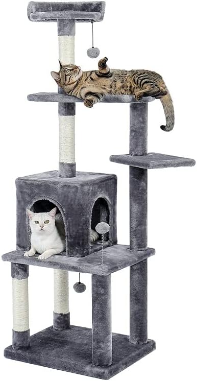 Sxnbh veliki penjački okvir za mačke višeslojni stub za grebanje sa otpornim Sisal igralištem za Kittern Cat Tree