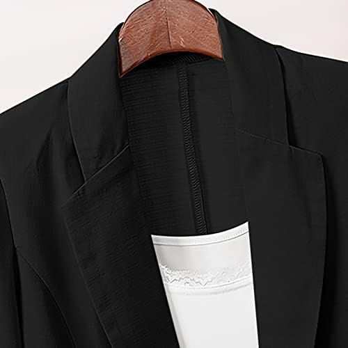 Ženska elegantna jakna za odijelo dugih rukava Blazers kaput Formalno odijelo vrhovi casual čvrste jesenske odjeće