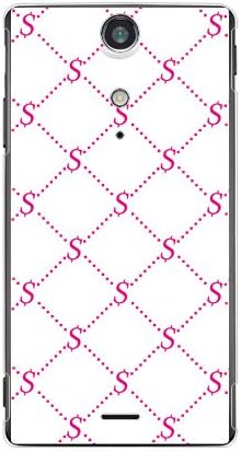 Drugi kožni monogram Bijeli X Pink Design by ROTM / za Xperia GX So-04d / Docomo dsexgx-PCCL-202-Y353