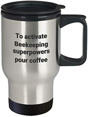 PEEKEEPING PUTNICA - SMRANNI SARCASTIČNI TERMILNI ISONIRANI ISOLITNI ČELIČNI Pčelići za pčelar superpower poklon za kafu